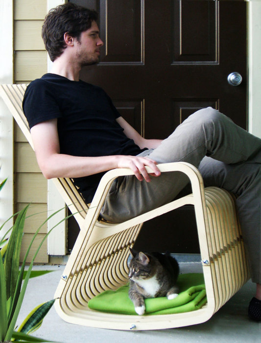Кресло для кота и его хозяина от Paul Kweton